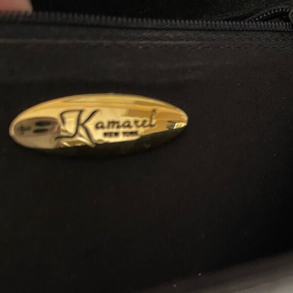 Vintage kamerel New York red and black purse with gold hardware - Picture 6 of 7